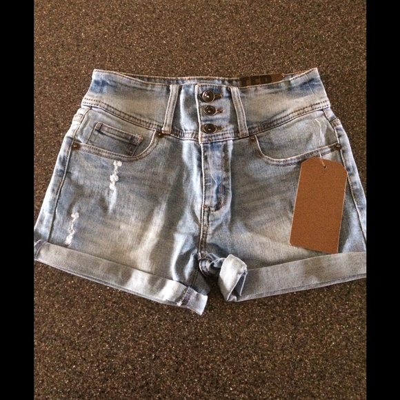 High Waisted Jean Shorts