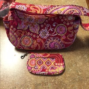 Vera Bradley purse and match wallet