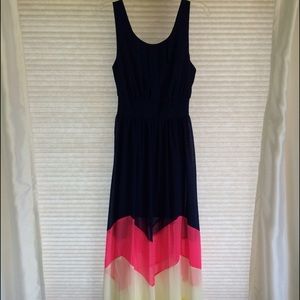 Multi colored maxi dress