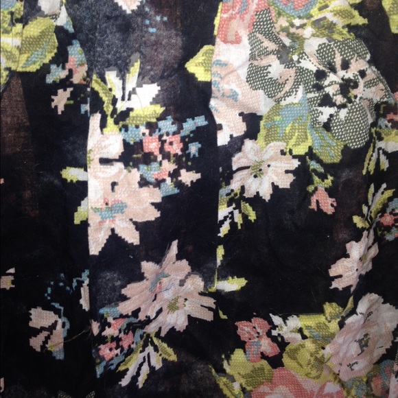 Floral Strapless Dress - Picture 2 of 2