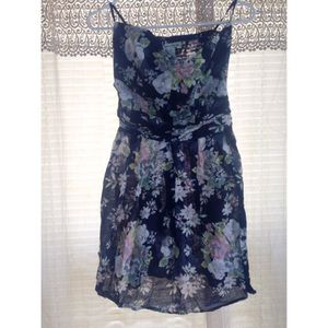 Floral Strapless Dress