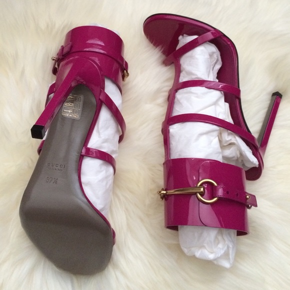 💥🎉👏SOLD ON PP👏🎉💥Gucci ankle wrap sandal - Picture 3 of 4