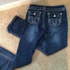 Clash Rhinestone Jeans