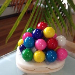 Double bubble compact mirror