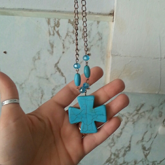 Country style turquoise necklace