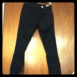 GStar Raw denim black pants with stretch