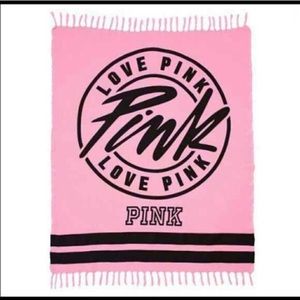 Vs pink festival blanket.