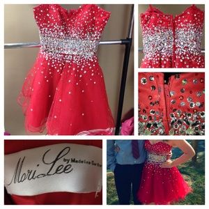 red homecoming dress