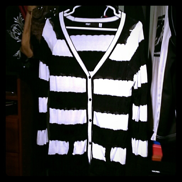 Fox Racing Scrap black & white Cardigan