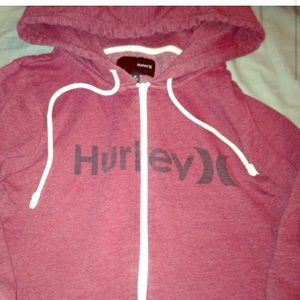 Maroon Hurley zipup