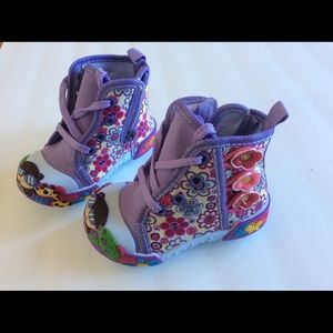 Baby Toddler Purple girl boots size 3