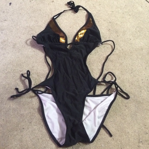 Sexy black bikini