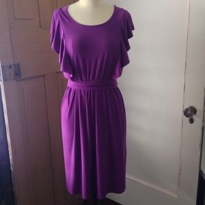 Purple Flare Dress