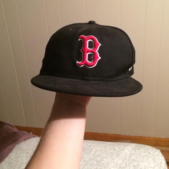 Flat bill Boston hat