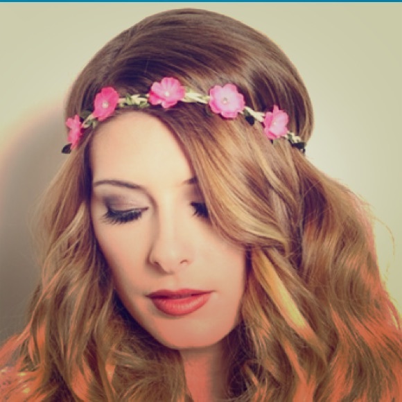 Floral headbands assorted colors