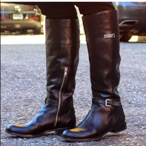coach leather boots