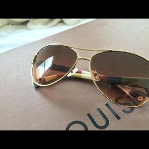 Coach aviator style sunglasses