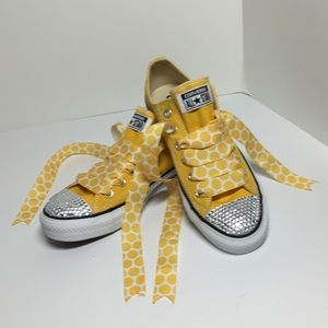 Chuck Taylor All Star Converse Yellow Bling