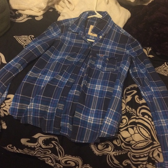 Hollister plaid shirt