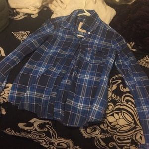 Hollister plaid shirt