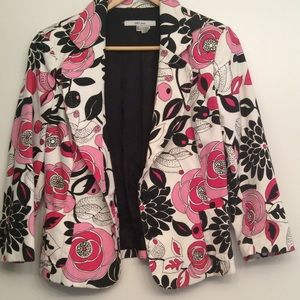 Floral Print Blazer