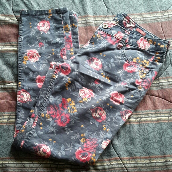 Floral skinny pant
