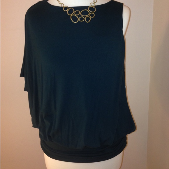 Teal Green Flutter Sleeve top