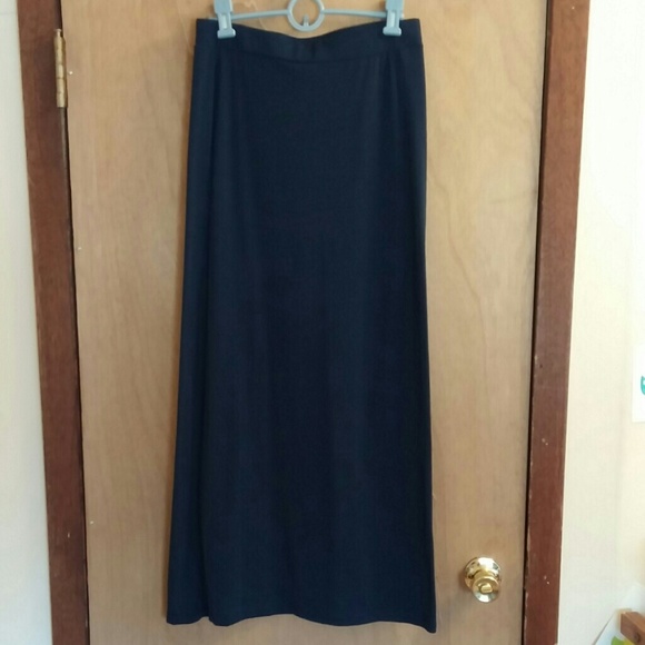 Forever 21 Navy Blue Maxi Skirt