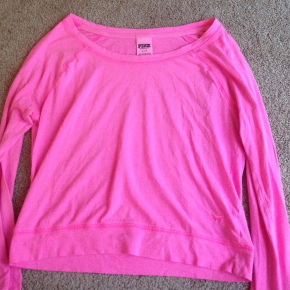 VS pink crop top