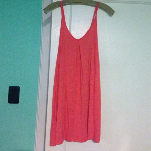 Tobi coral knit sundress