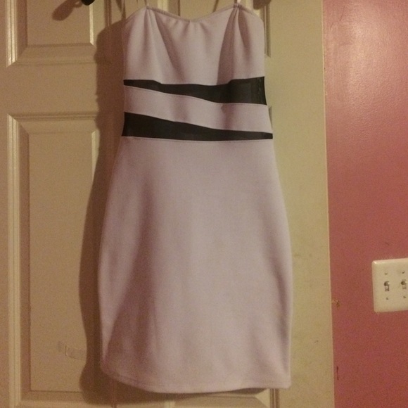 Strapless Papaya dress - Picture 4 of 4