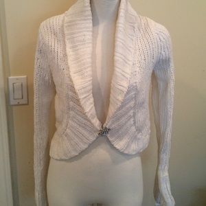 White Bebe knit sweater