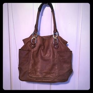 B. Makowsky brown tote handbag