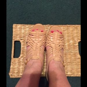 Tory Burch Kelton Huarache Heel Sandals- 9 REDUCED