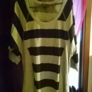 Striped Cropped Longsleeve Shirt.