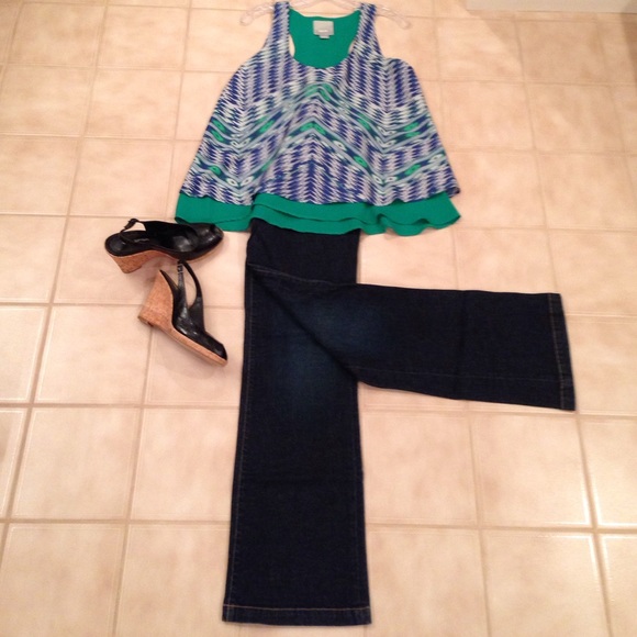 AG wide leg jeans