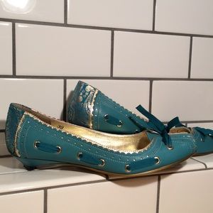Irregular Choice Glitter Round Toe Shoes