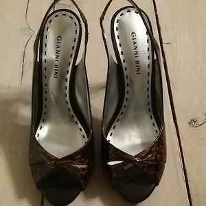 Gianni Bini open toe heel