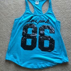 VS Pink blue tank top!