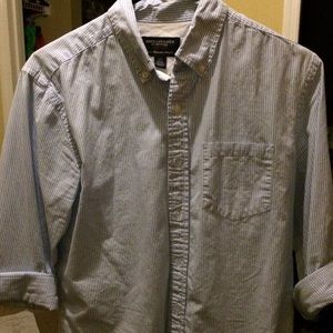 Men's long sleeve striped shirt