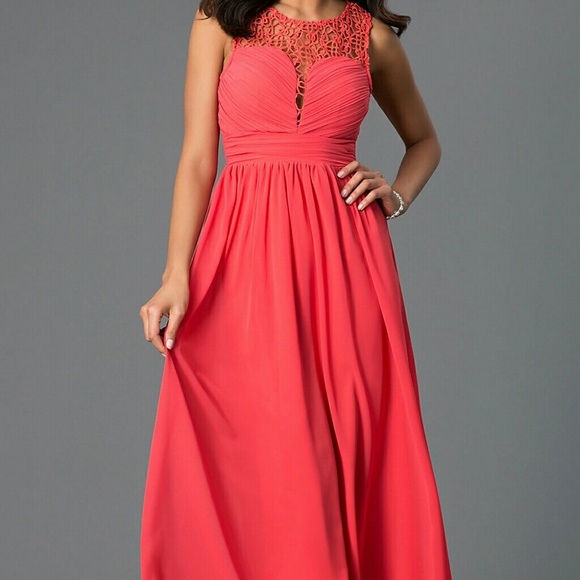 Coral Maxi Dress