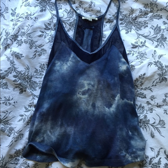 Tie dye tank in blue from URBAN OUTFITTERS