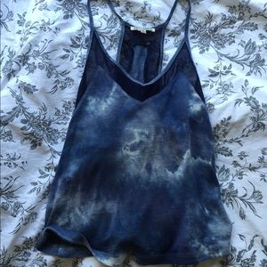 Tie dye tank in blue from URBAN OUTFITTERS