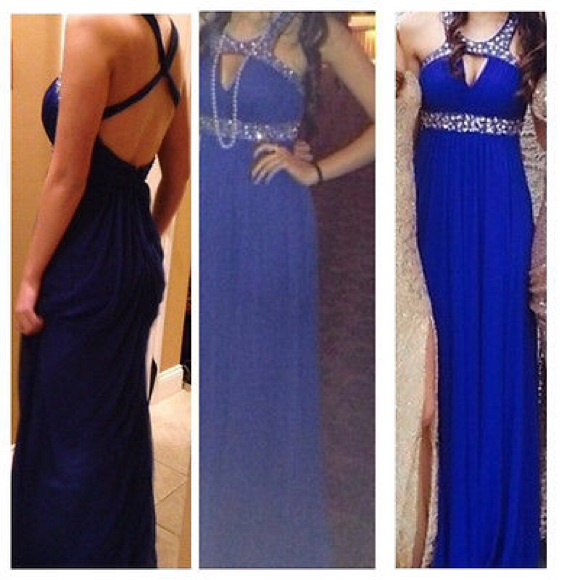 Midnight Royal Blue Prom Dress