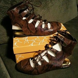 Snake Skin Women's Gladiator Sandals