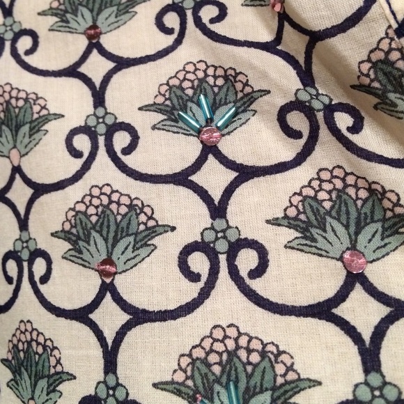 Tory Burch beaded sequin top. - Picture 3 of 4