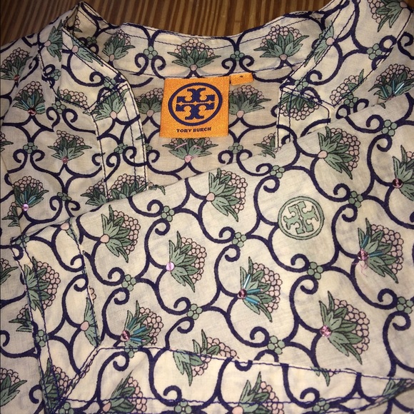 Tory Burch beaded sequin top. - Picture 4 of 4