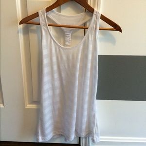 Airy Balance Collection White Racerback Tee
