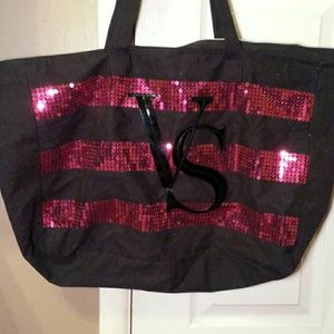 black VS bag
