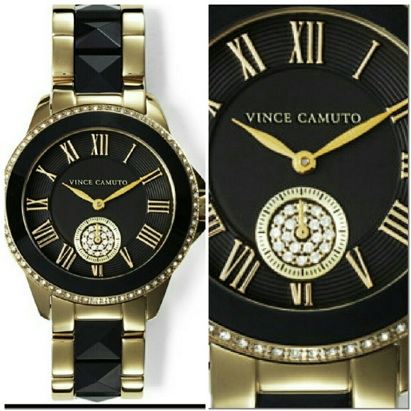 Vince Camuto Watch Black Gold VC-5046BKGB